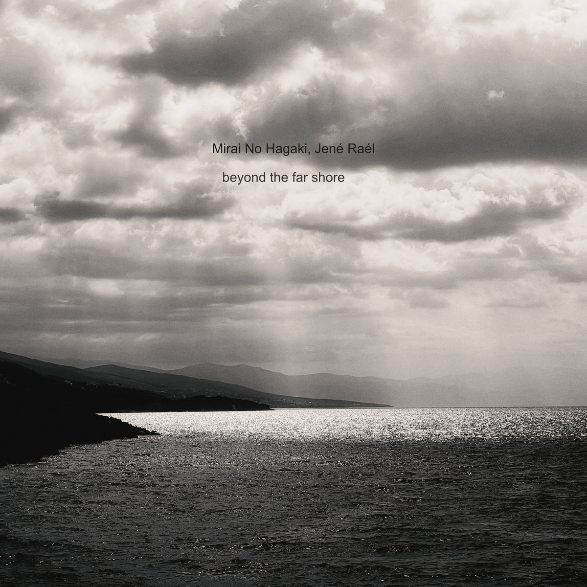 Beyond the Far Shore — cover art: a silver sea under heavy clouds